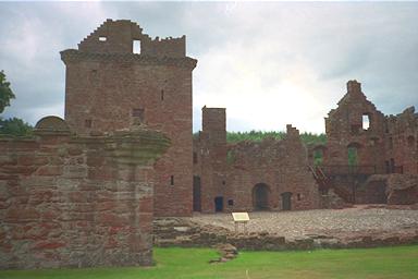 Courtyard and both towers